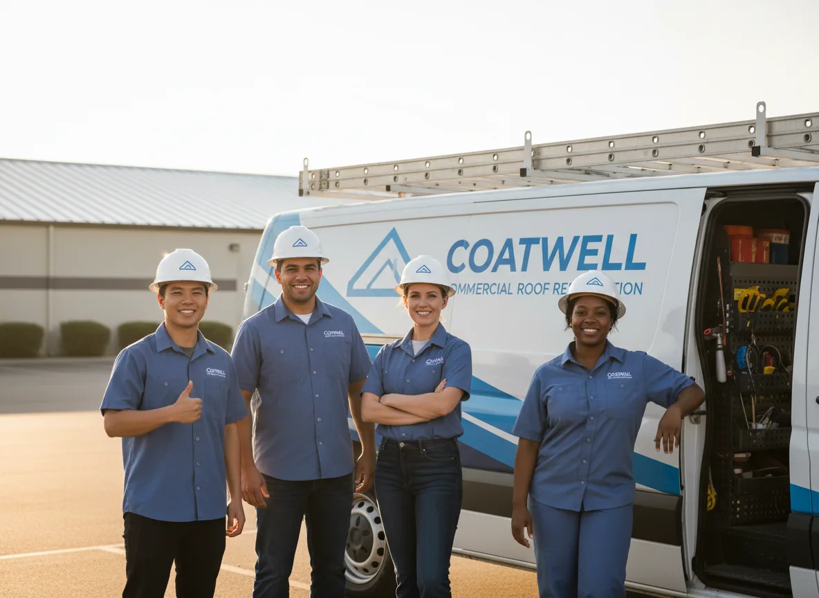 Commercial roof coating company in Larsen, WI